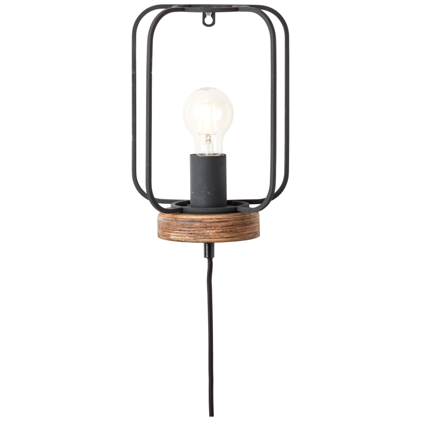Brilliant - Nástěnná lampa TOSH 1xE27/52W/230V topol