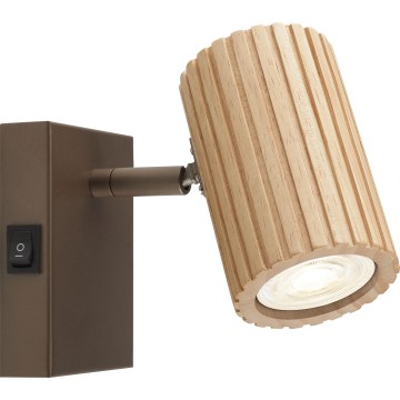 Brilliant - Nástěnné bodové svítidlo LAKEWOOD 1xGU10/10W/230V hnědá