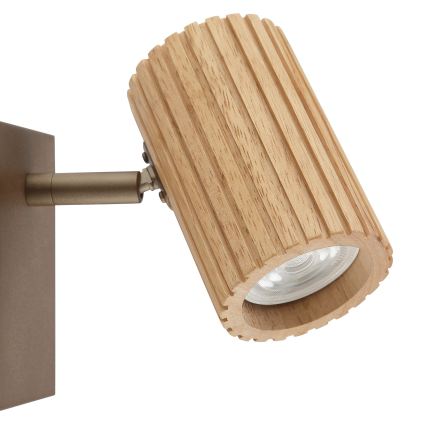 Brilliant - Nástěnné bodové svítidlo LAKEWOOD 1xGU10/10W/230V hnědá
