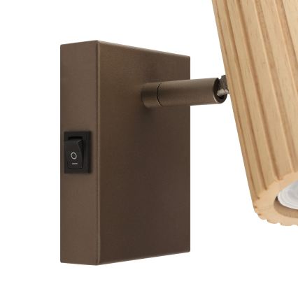 Brilliant - Nástěnné bodové svítidlo LAKEWOOD 1xGU10/10W/230V hnědá