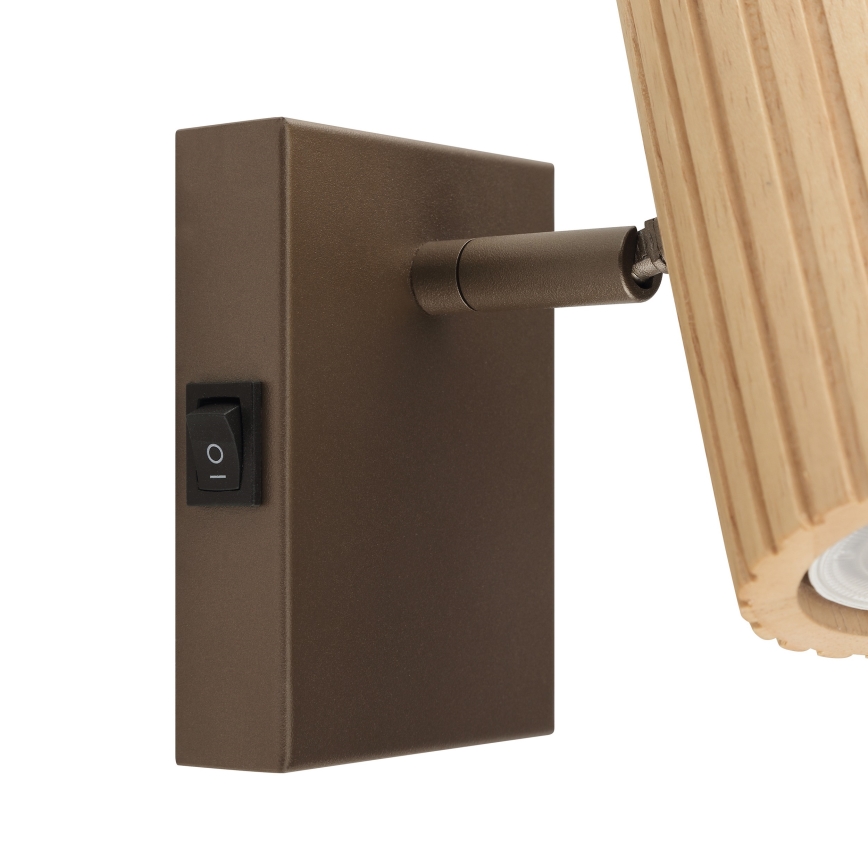Brilliant - Nástěnné bodové svítidlo LAKEWOOD 1xGU10/10W/230V hnědá