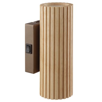 Brilliant - Nástěnné svítidlo LAKEWOOD 2xGU10/10W/230V hnědá