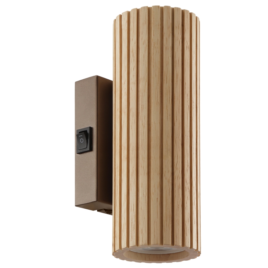 Brilliant - Nástěnné svítidlo LAKEWOOD 2xGU10/10W/230V hnědá