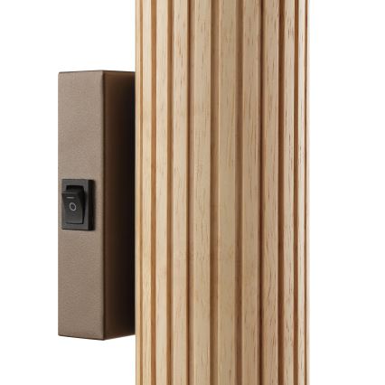 Brilliant - Nástěnné svítidlo LAKEWOOD 2xGU10/10W/230V hnědá