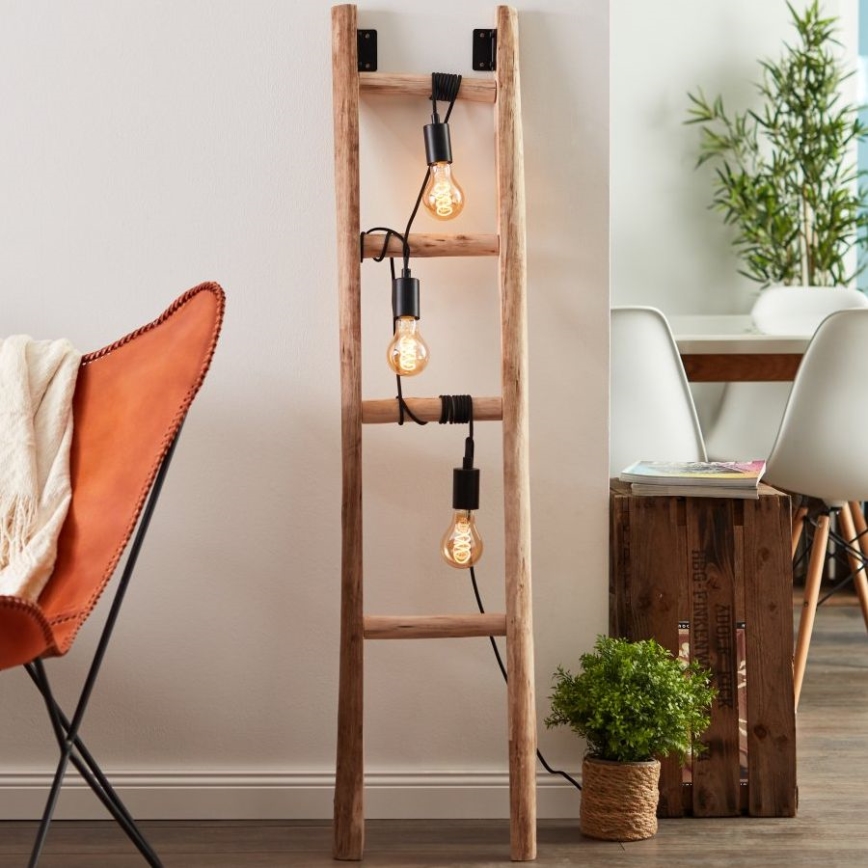 Brilliant - Stojací lampa LADDER 3xE27/42W/230V - FSC certifikováno