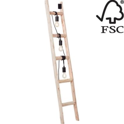 Brilliant - Stojací lampa LADDER 3xE27/42W/230V - FSC certifikováno