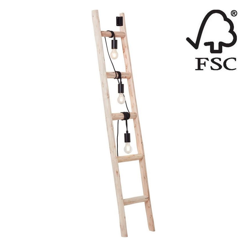 Brilliant - Stojací lampa LADDER 3xE27/42W/230V - FSC certifikováno