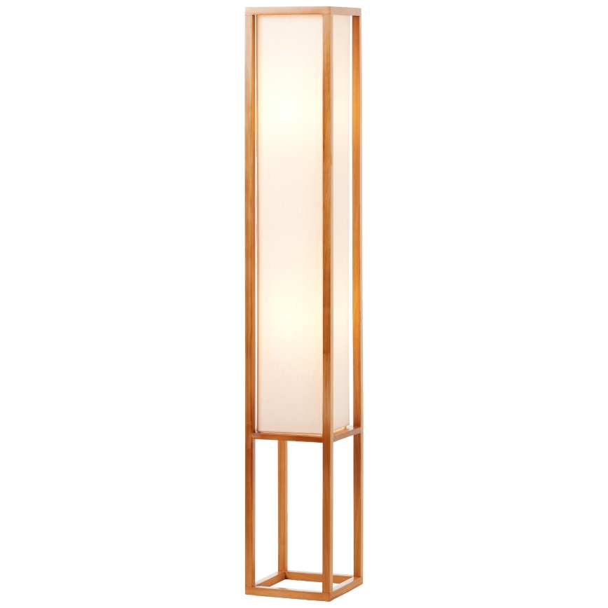 Brilliant - Stojací lampa SEASIDE 2xE27/40W/230V borovice/bílá