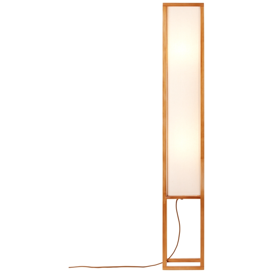 Brilliant - Stojací lampa SEASIDE 2xE27/40W/230V borovice/bílá