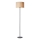 Brilliant - Stojací lampa WIMEA 1xE27/52W/230V černá/béžová