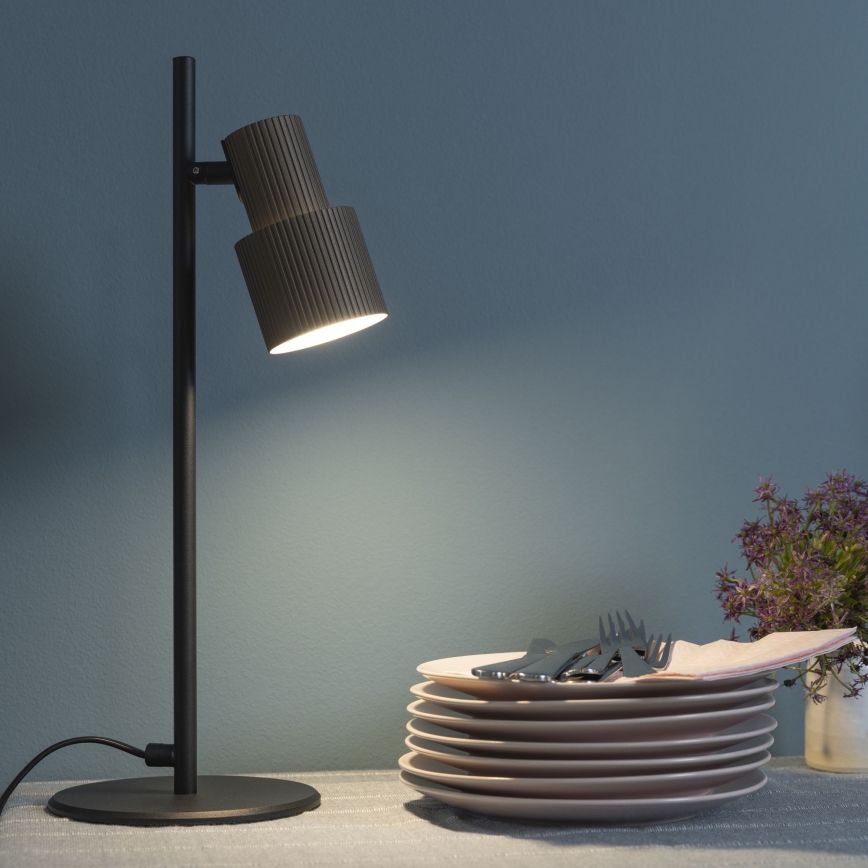 Brilliant - Stolní lampa CADIZ 1xGU10/10W/230V bronzová