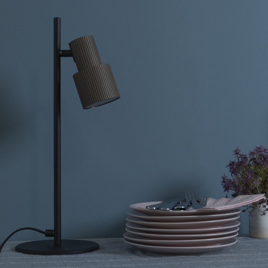 Brilliant - Stolní lampa CADIZ 1xGU10/10W/230V bronzová
