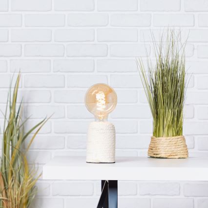 Brilliant - Stolní lampa CARDU 1xE27/40W/230V béžová