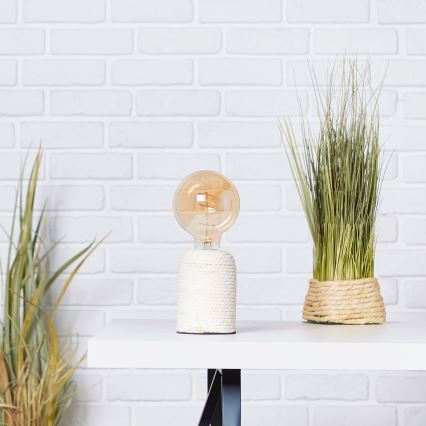 Brilliant - Stolní lampa CARDU 1xE27/40W/230V béžová
