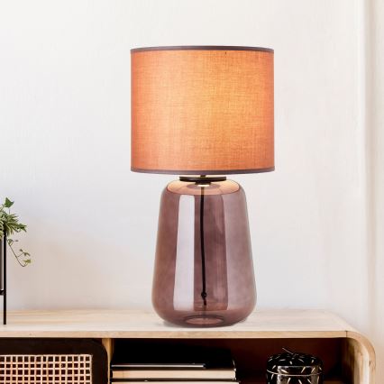 Brilliant - Stolní lampa HYDRA 1xE27/60W/230V růžová