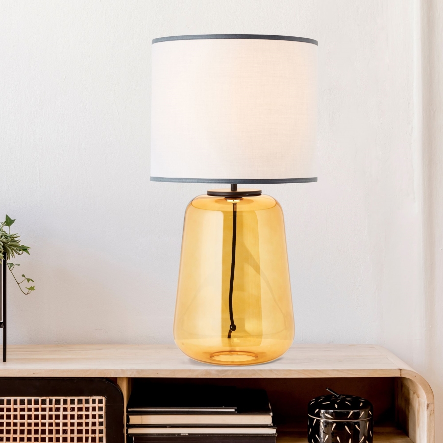 Brilliant - Stolní lampa HYDRA 1xE27/60W/230V žlutá