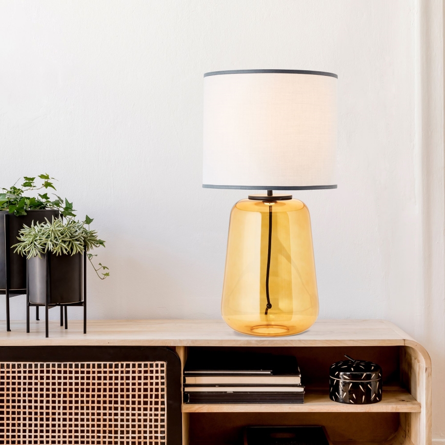 Brilliant - Stolní lampa HYDRA 1xE27/60W/230V žlutá