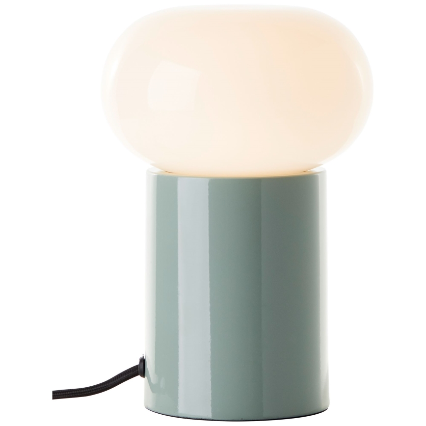 Brilliant - Stolní lampa KNUT 1xE27/25W/230V zelená/bílá