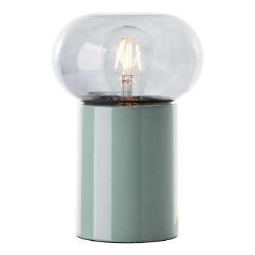 Brilliant - Stolní lampa KNUT 1xE27/25W/230V zelená/čirá