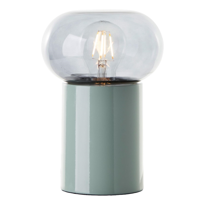 Brilliant - Stolní lampa KNUT 1xE27/25W/230V zelená/čirá
