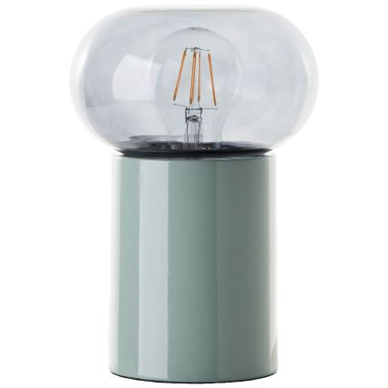 Brilliant - Stolní lampa KNUT 1xE27/25W/230V zelená/čirá