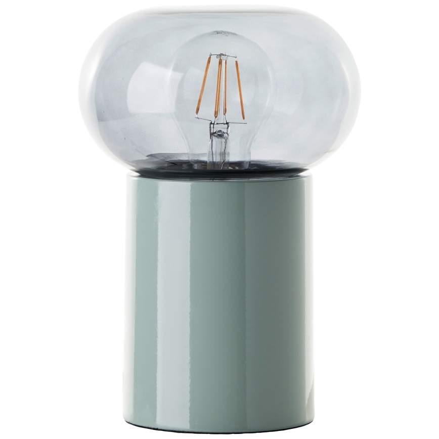 Brilliant - Stolní lampa KNUT 1xE27/25W/230V zelená/čirá