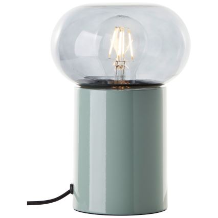 Brilliant - Stolní lampa KNUT 1xE27/25W/230V zelená/čirá