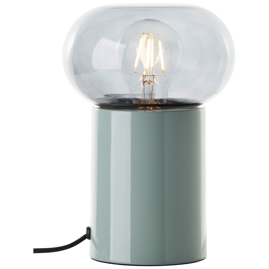 Brilliant - Stolní lampa KNUT 1xE27/25W/230V zelená/čirá