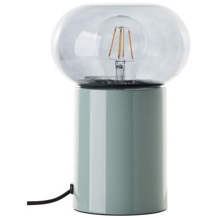 Brilliant - Stolní lampa KNUT 1xE27/25W/230V zelená/čirá