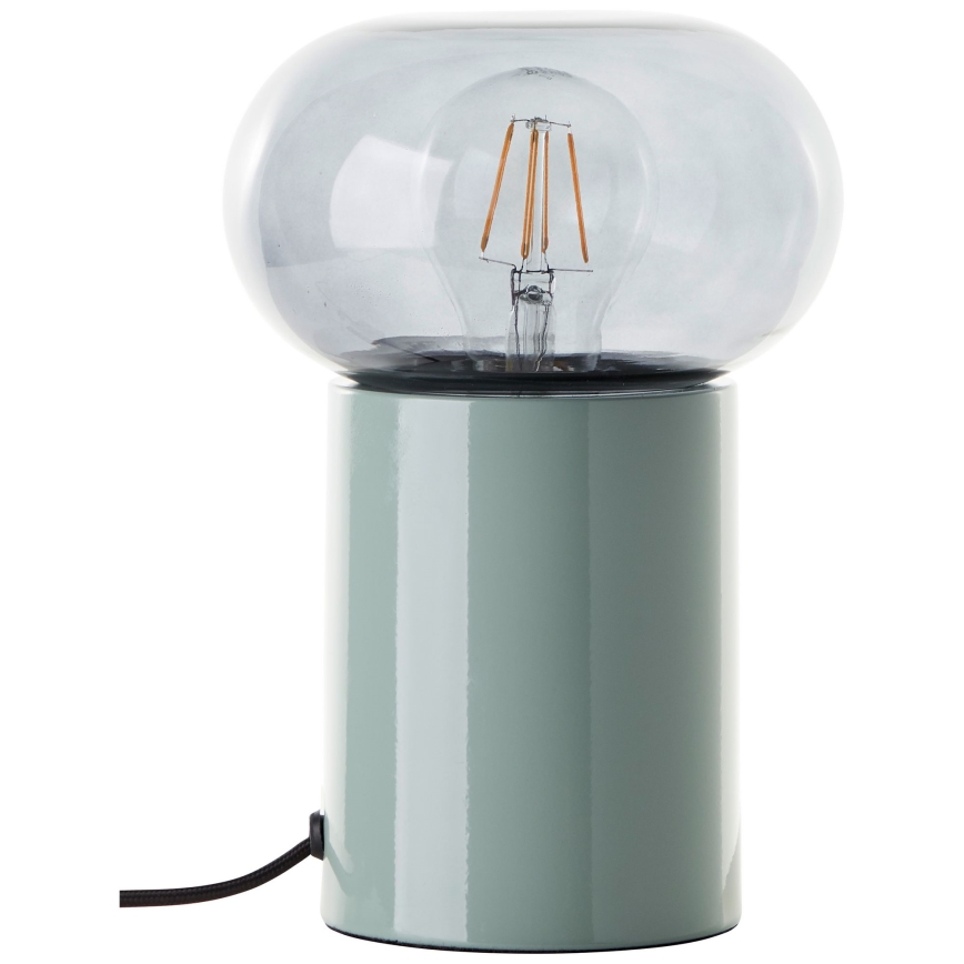 Brilliant - Stolní lampa KNUT 1xE27/25W/230V zelená/čirá