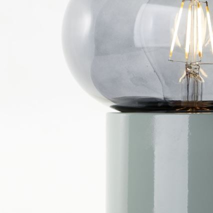 Brilliant - Stolní lampa KNUT 1xE27/25W/230V zelená/čirá