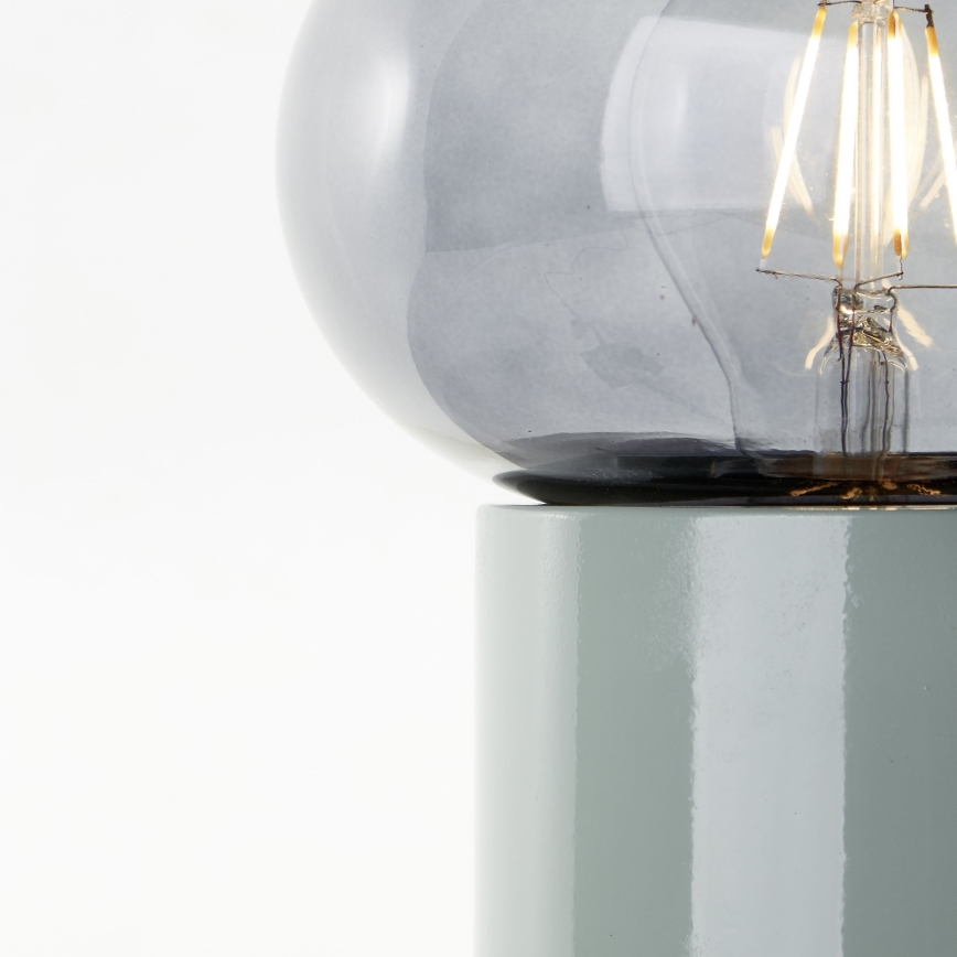 Brilliant - Stolní lampa KNUT 1xE27/25W/230V zelená/čirá