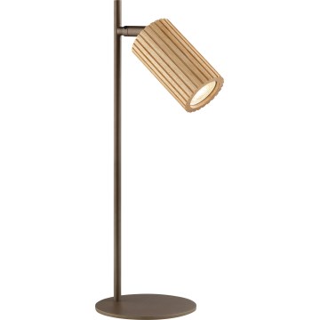 Brilliant - Stolní lampa LAKEWOOD 1xGU10/10W/230V hnědá