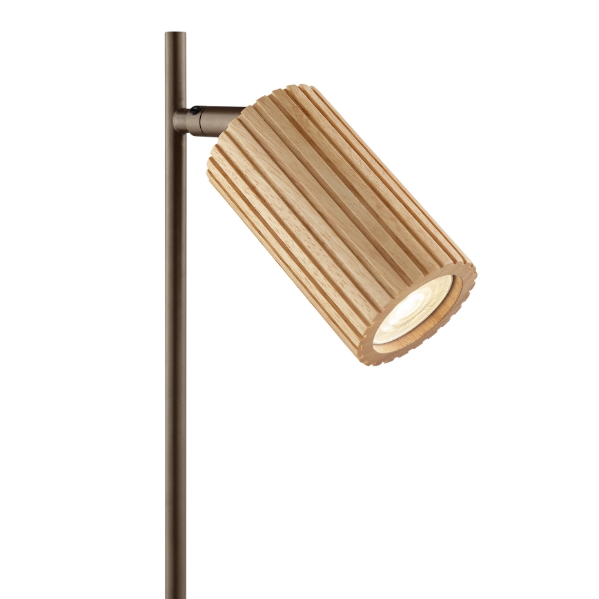 Brilliant - Stolní lampa LAKEWOOD 1xGU10/10W/230V hnědá
