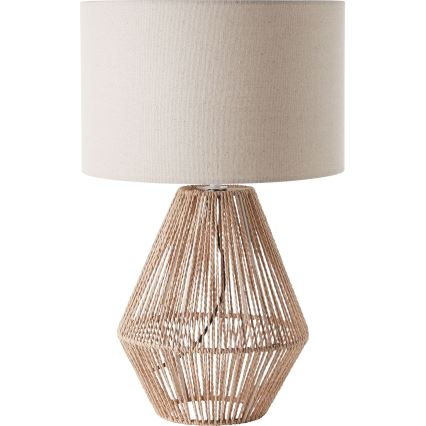 Brilliant - Stolní lampa LARAINE 1xE27/42W/230V béžová