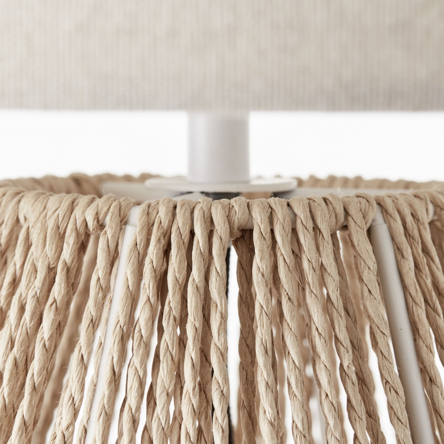 Brilliant - Stolní lampa LARAINE 1xE27/42W/230V béžová