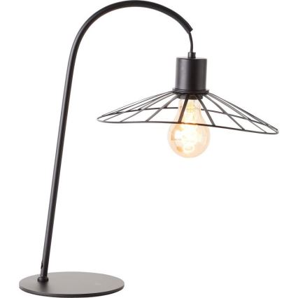 Brilliant - Stolní lampa LEIKA 1xE27/52W/230V černá