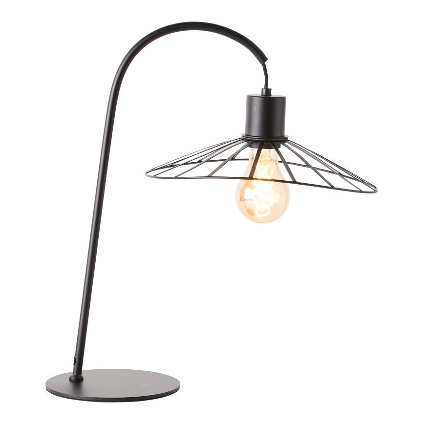 Brilliant - Stolní lampa LEIKA 1xE27/52W/230V černá