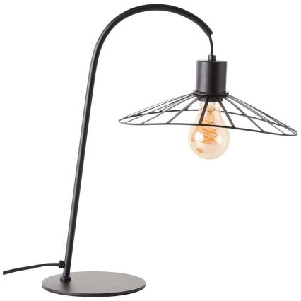 Brilliant - Stolní lampa LEIKA 1xE27/52W/230V černá