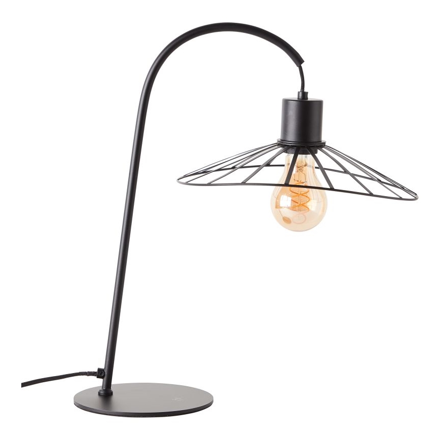 Brilliant - Stolní lampa LEIKA 1xE27/52W/230V černá