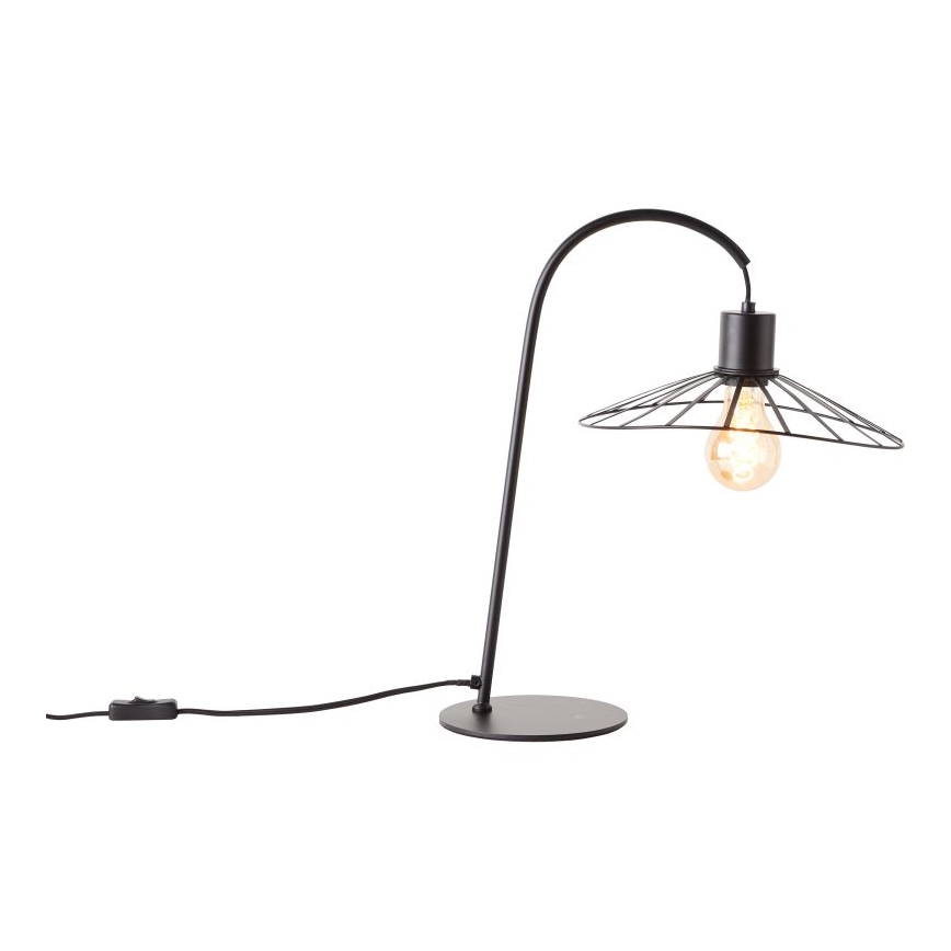Brilliant - Stolní lampa LEIKA 1xE27/52W/230V černá