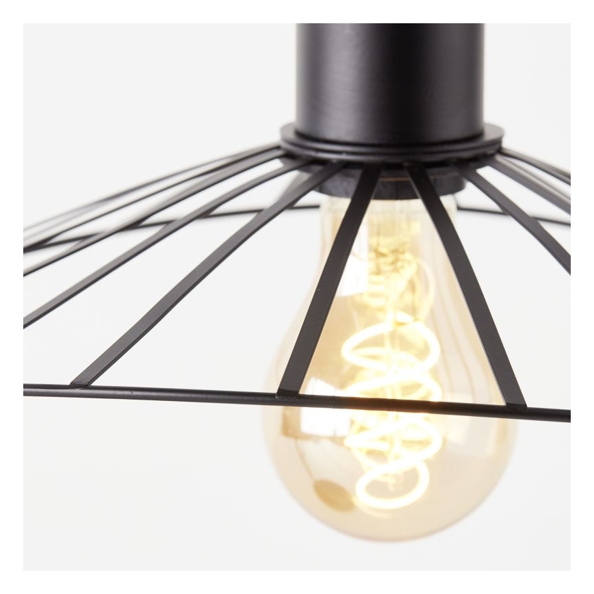Brilliant - Stolní lampa LEIKA 1xE27/52W/230V černá