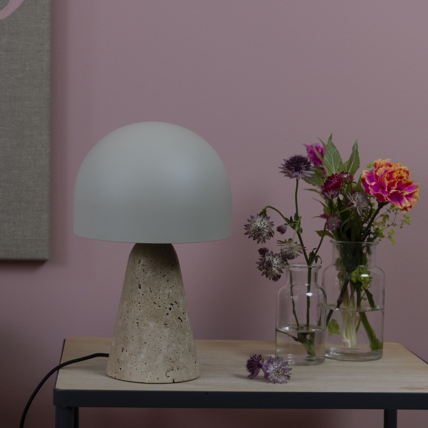 Brilliant - Stolní lampa NALAM 1xE14/40W/230V béžová