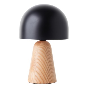 Brilliant - Stolní lampa NALAM 1xE14/40W/230V černá/jasan - FSC certifikováno
