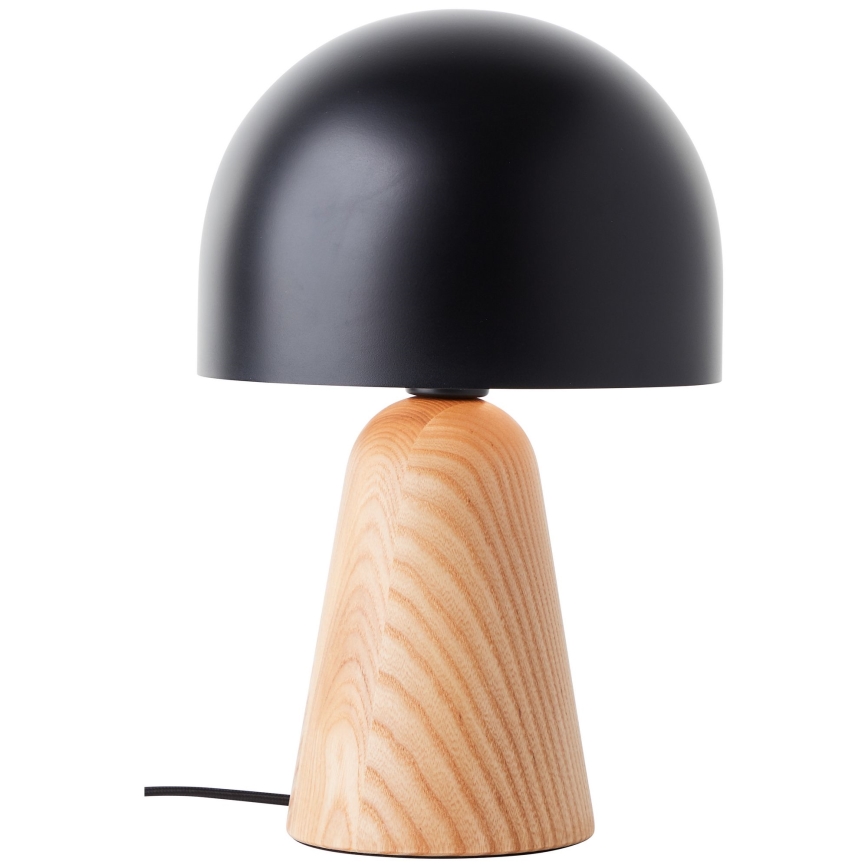 Brilliant - Stolní lampa NALAM 1xE14/40W/230V černá/jasan