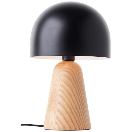 Brilliant - Stolní lampa NALAM 1xE14/40W/230V černá/jasan