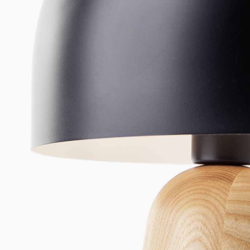 Brilliant - Stolní lampa NALAM 1xE14/40W/230V černá/jasan