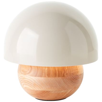 Brilliant - Stolní lampa NALAM 1xE14/40W/230V šedá/jasan