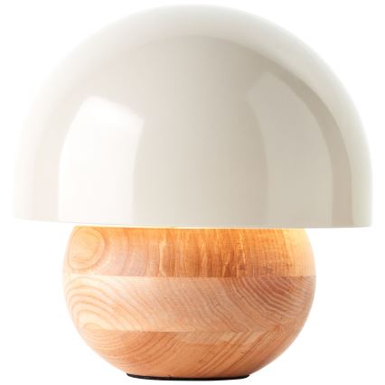 Brilliant - Stolní lampa NALAM 1xE14/40W/230V šedá/jasan