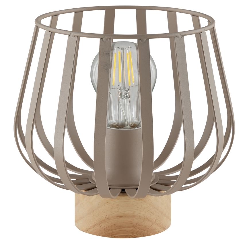 Brilliant - Stolní lampa NORDIC CAGE 1xE27/20W/230V béžová